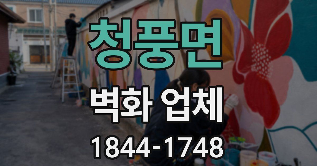 청풍면 벽화 업체