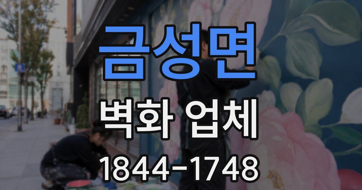 금성면 벽화 업체