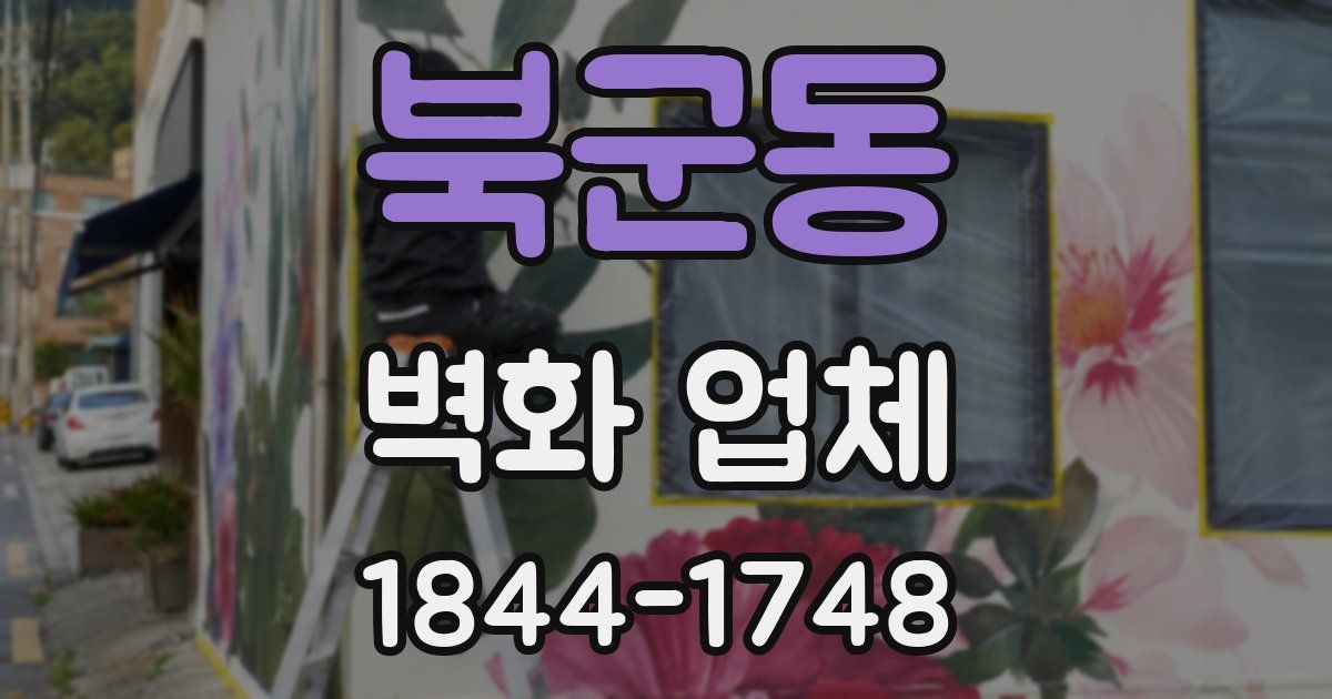 북군동 벽화 업체