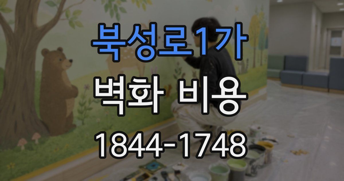 북성로1가 벽화 비용