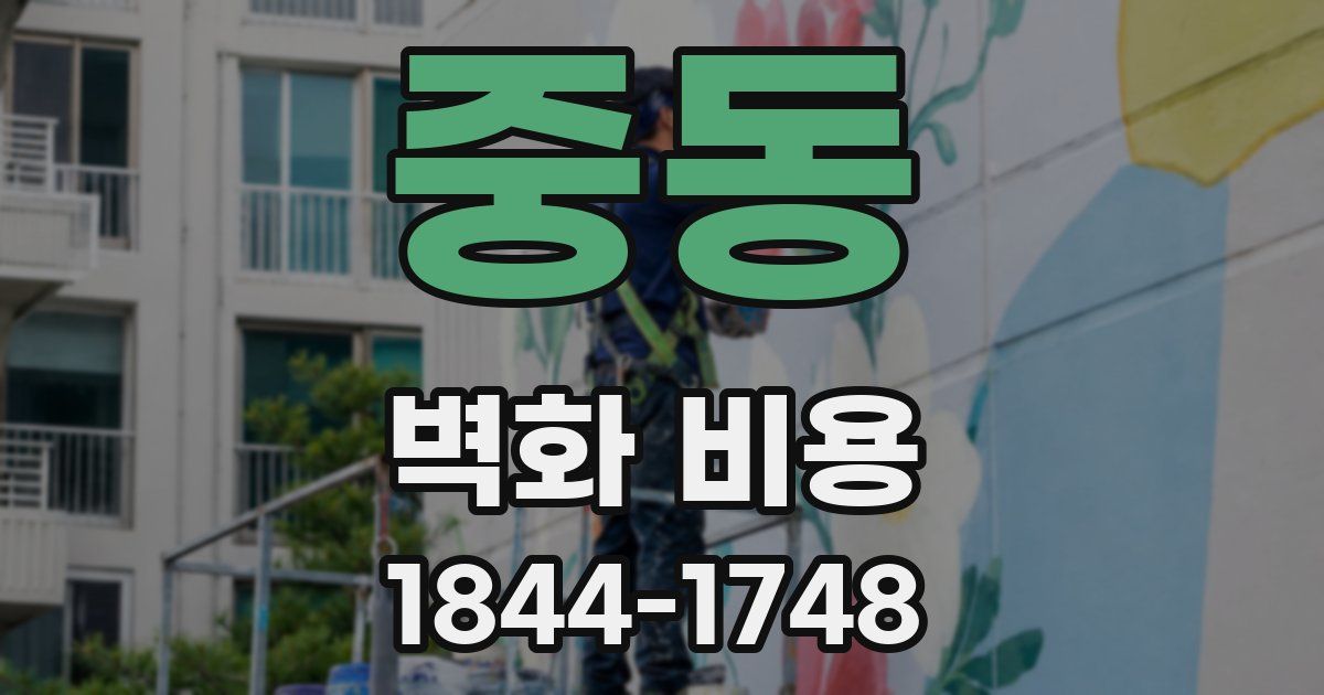 중동 벽화 비용