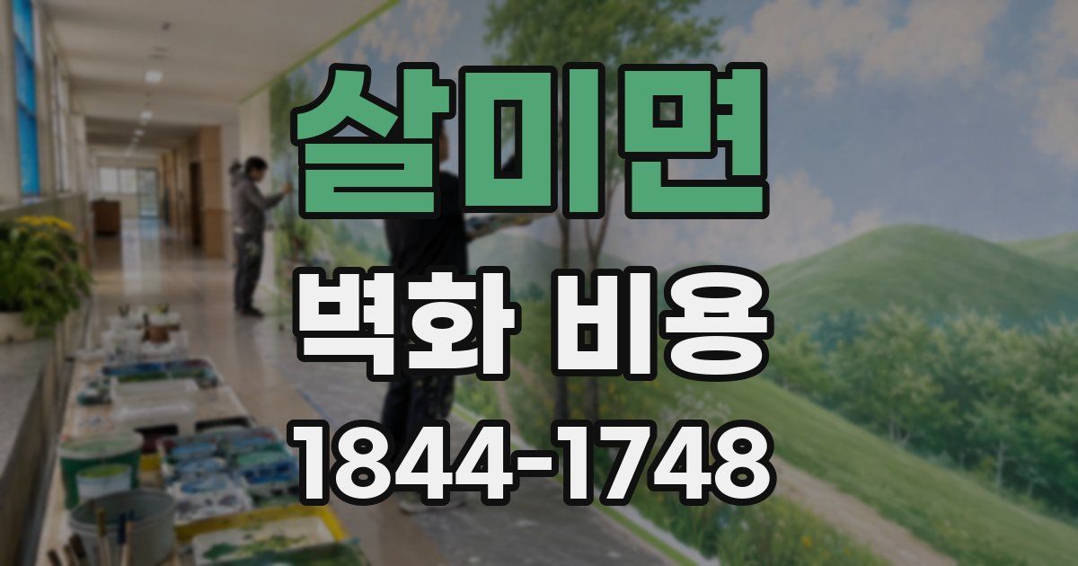 살미면 벽화 비용