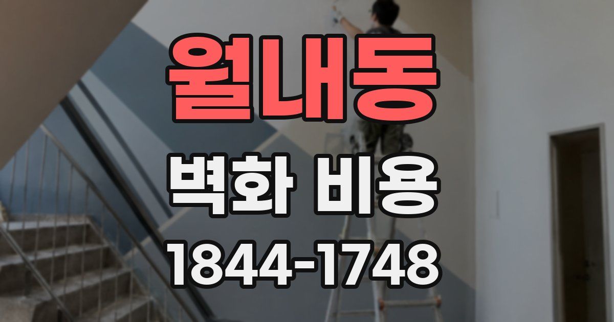 월내동 벽화 비용