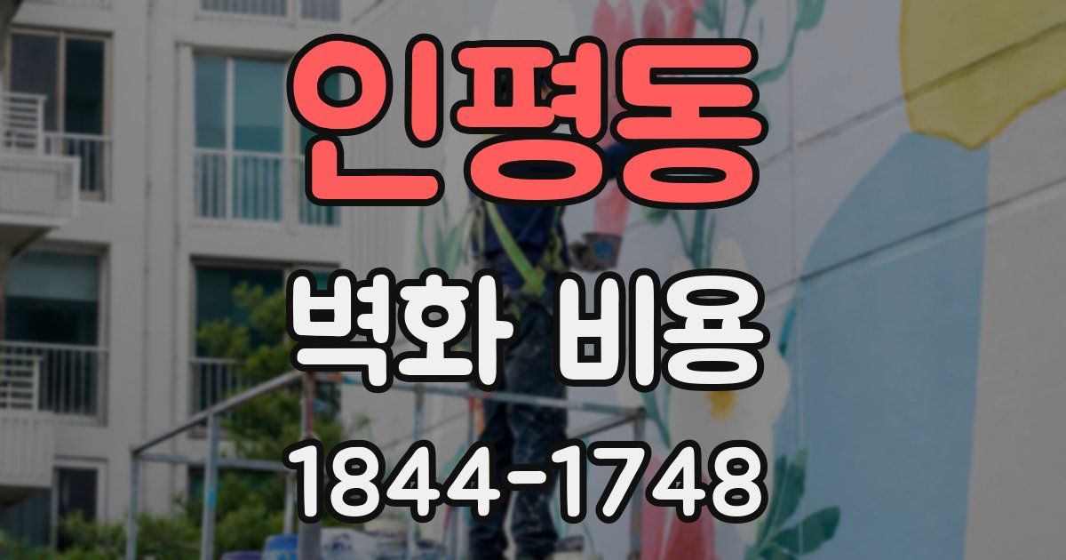 인평동 벽화 비용