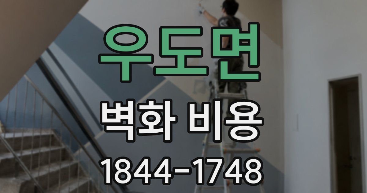 우도면 벽화 비용