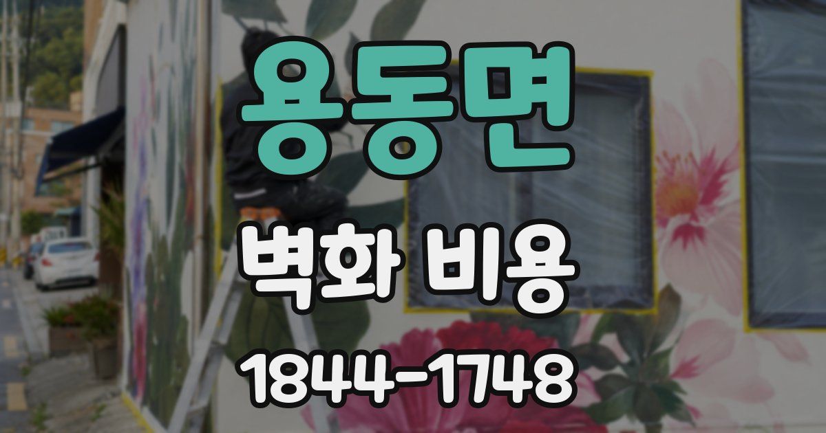 용동면 벽화 비용