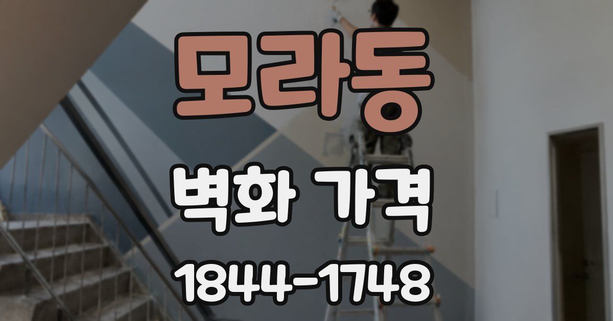 모라동 벽화 가격