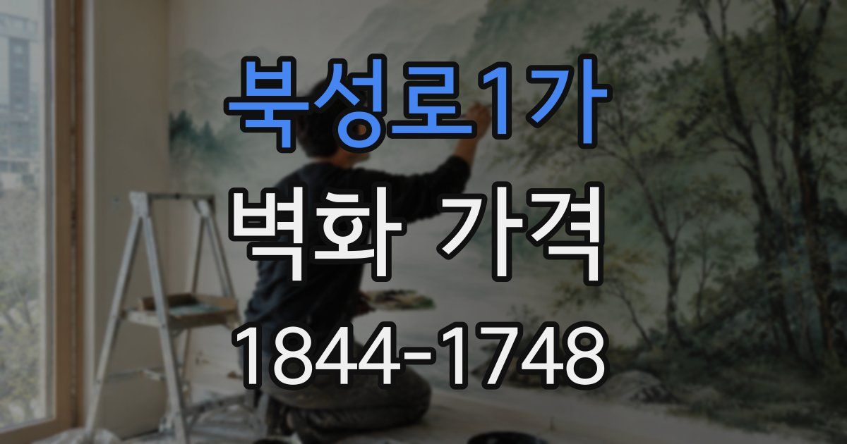 북성로1가 벽화 가격