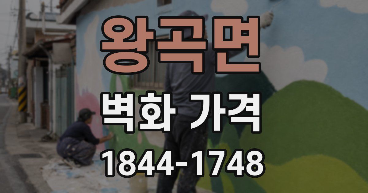왕곡면 벽화 가격