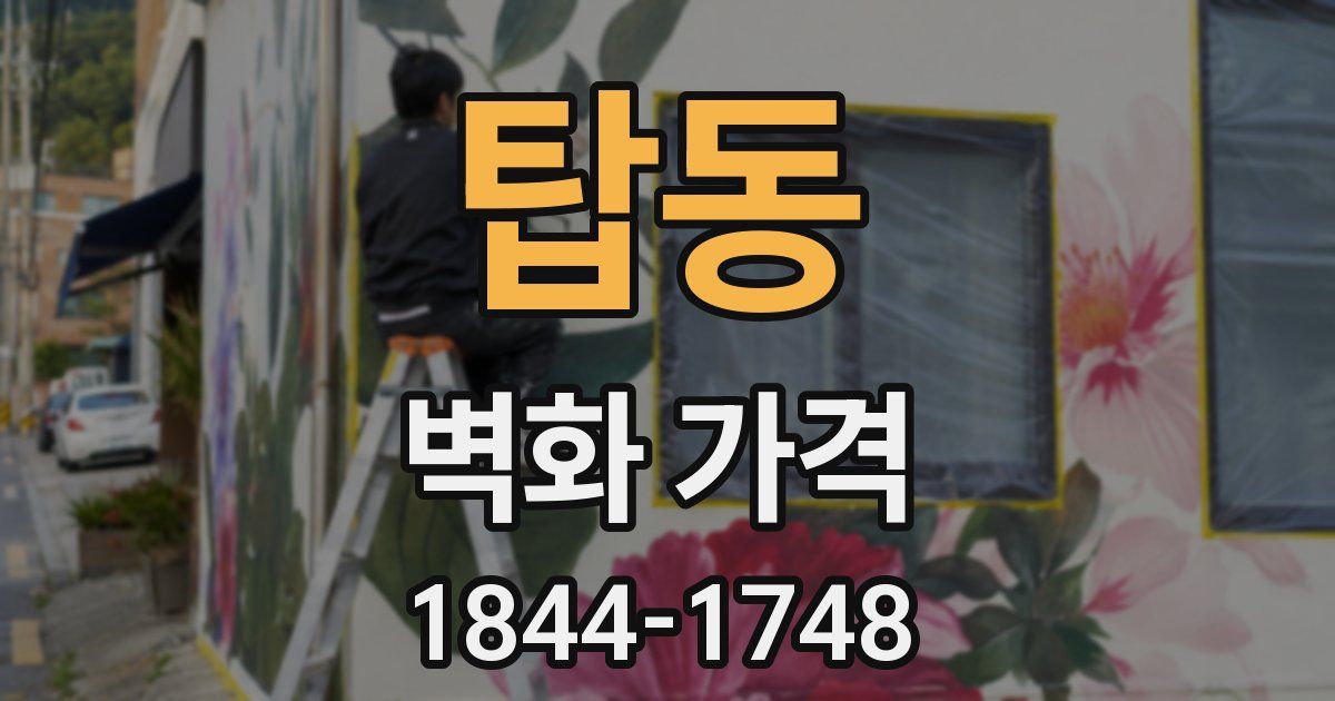 탑동 벽화 가격