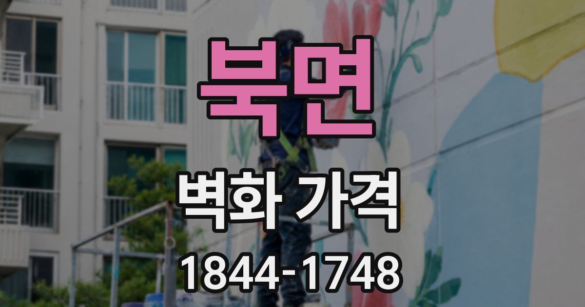 북면 벽화 가격