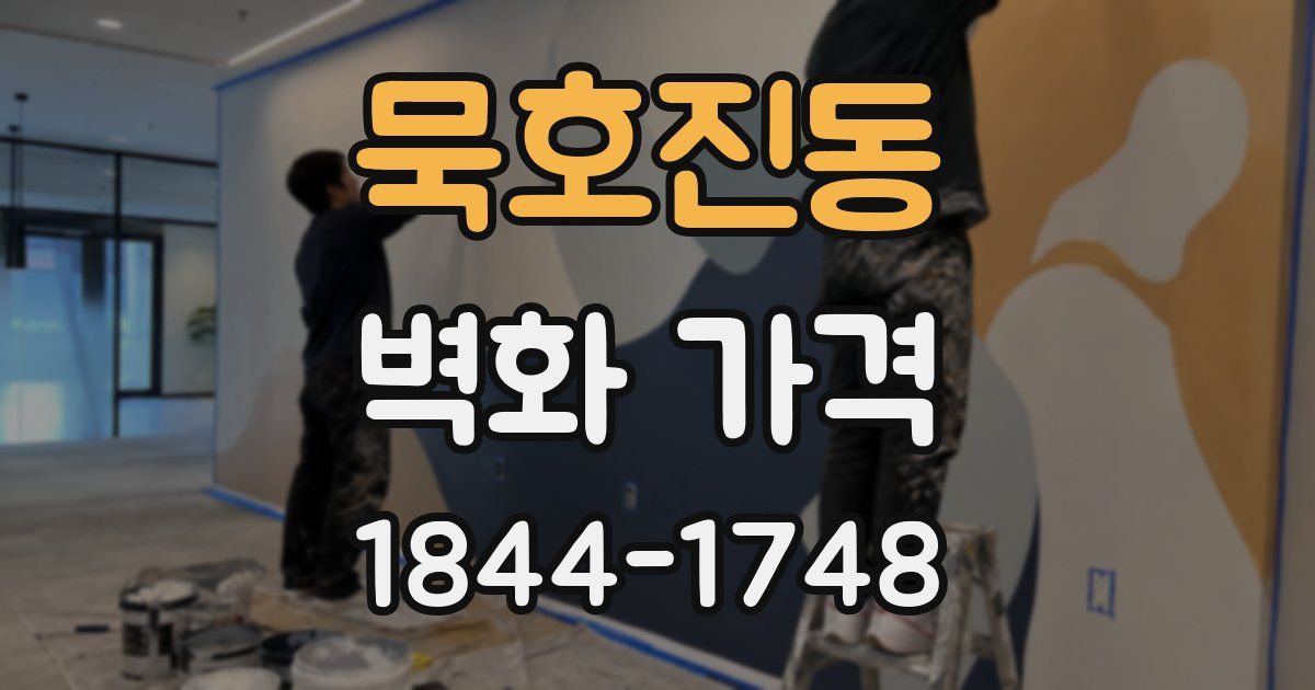 묵호진동 벽화 가격