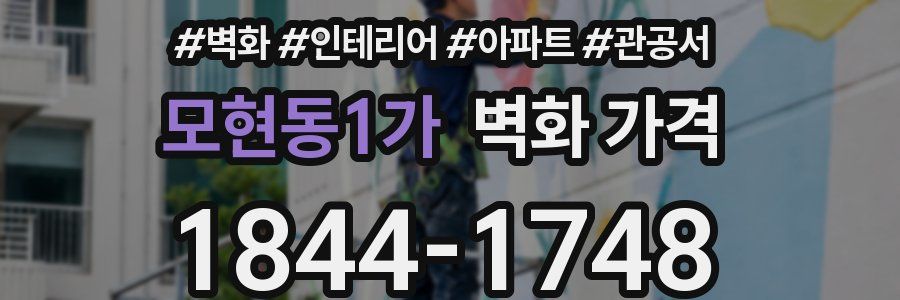 모현동1가 벽화 가격