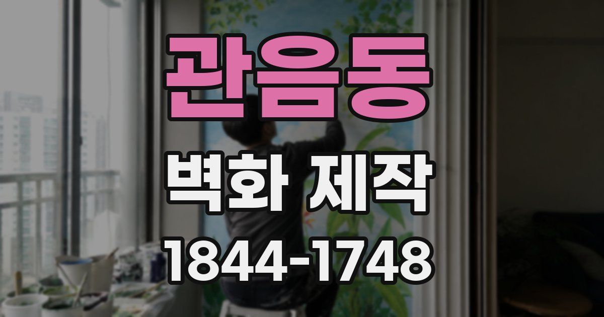 관음동 벽화 제작