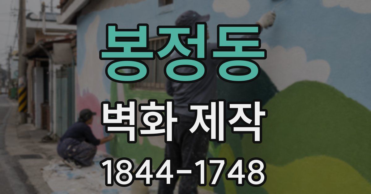 봉정동 벽화 제작