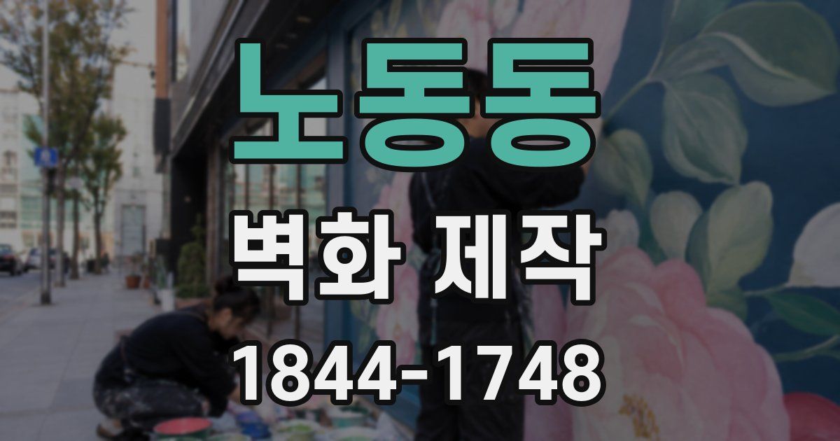 노동동 벽화 제작