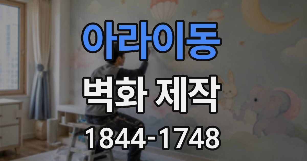 아라이동 벽화 제작