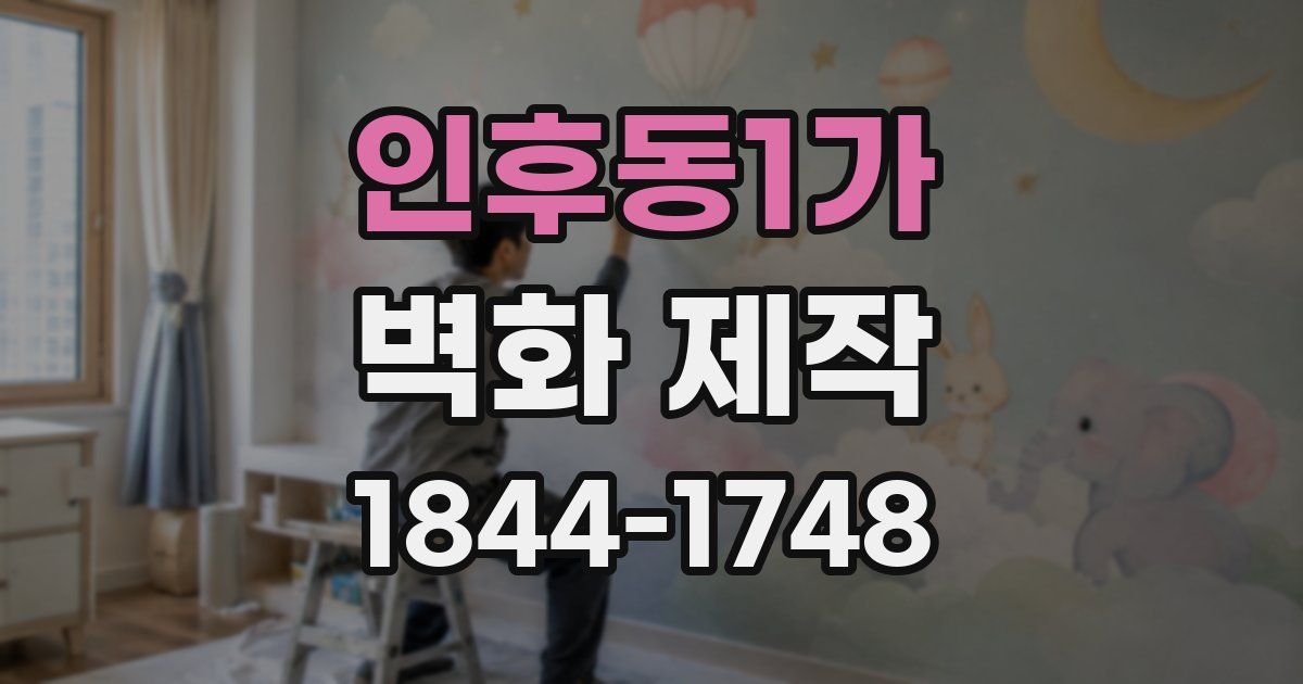 인후동1가 벽화 제작