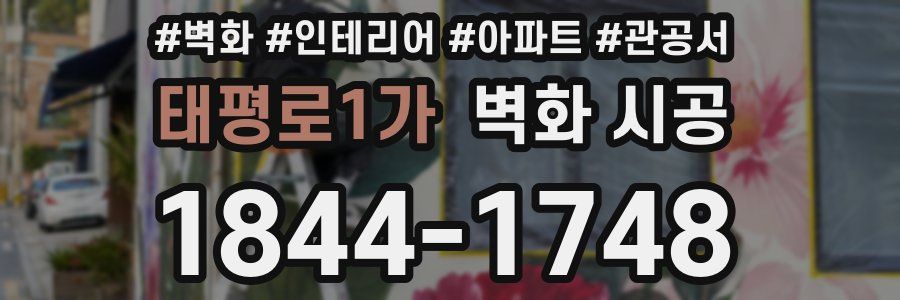 태평로1가 벽화 시공
