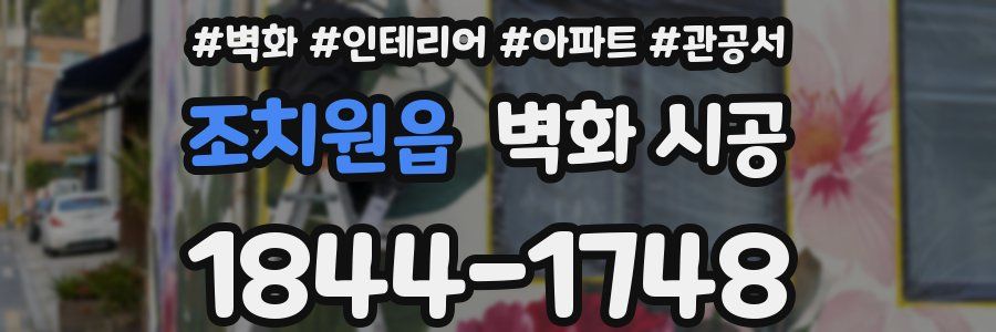 조치원읍 벽화 시공