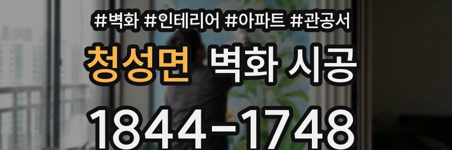 청성면 벽화 시공