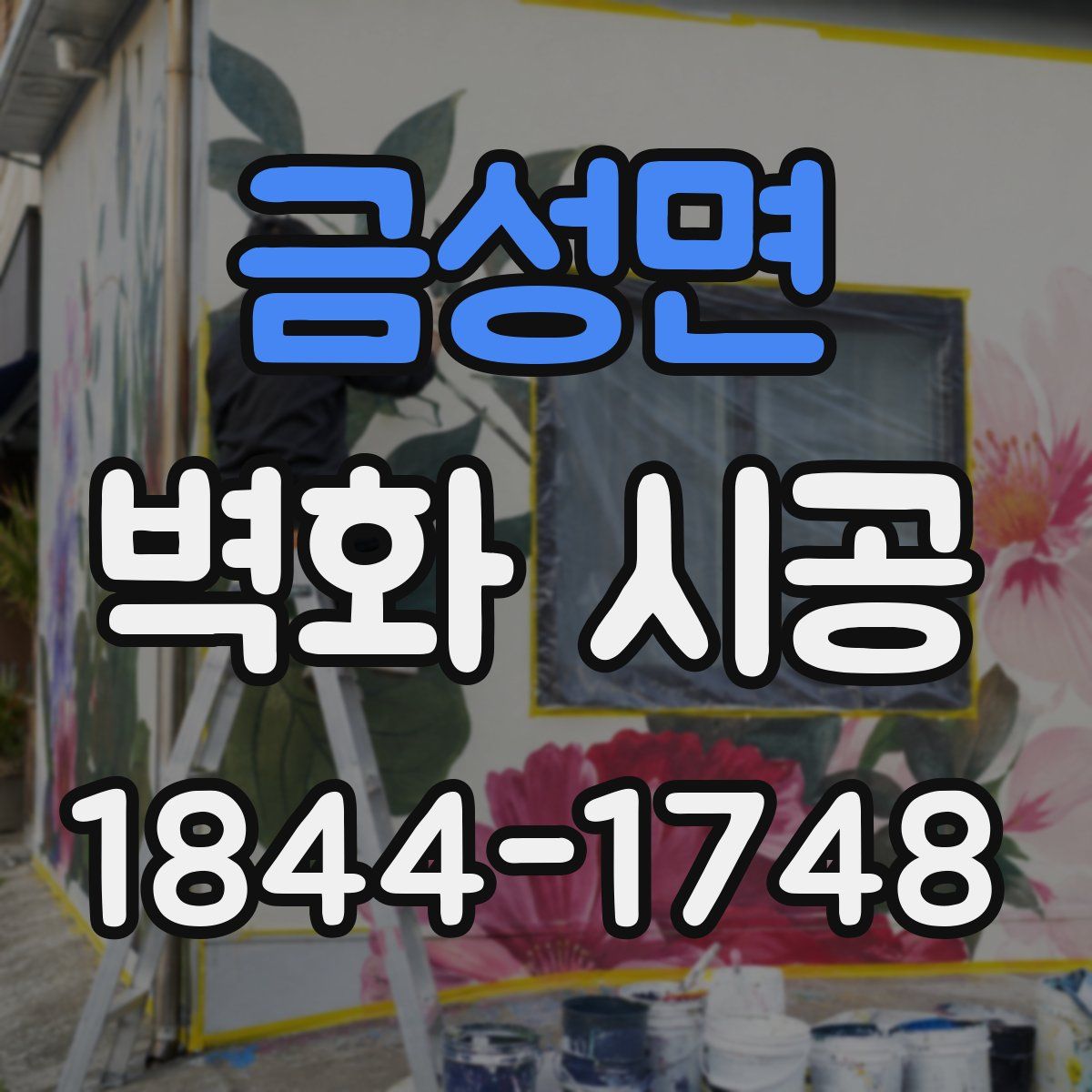 금성면 벽화 시공