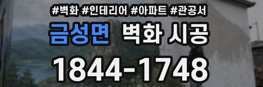 금성면 벽화 시공