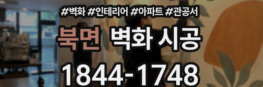 북면 벽화 시공