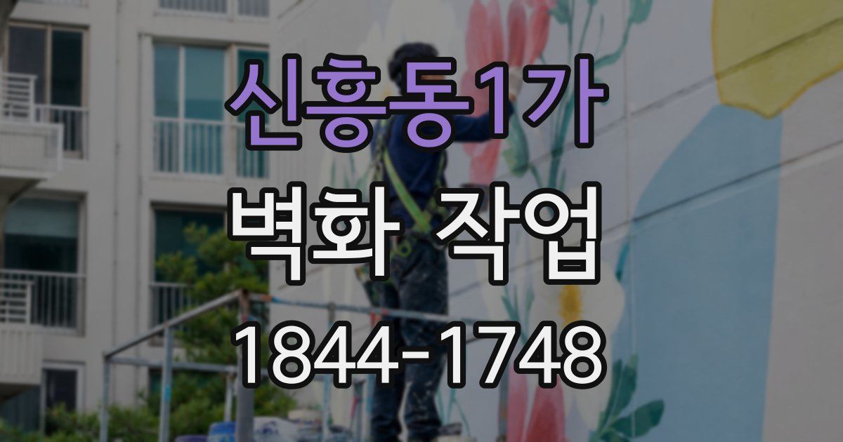 신흥동1가 벽화 작업