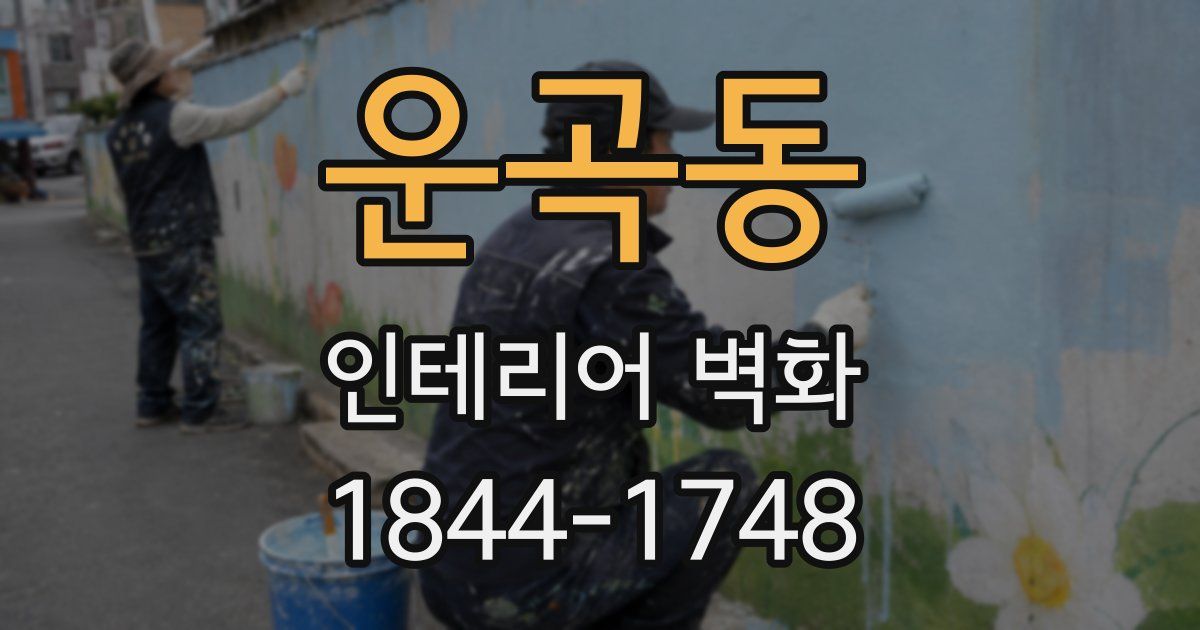 운곡동 인테리어 벽화