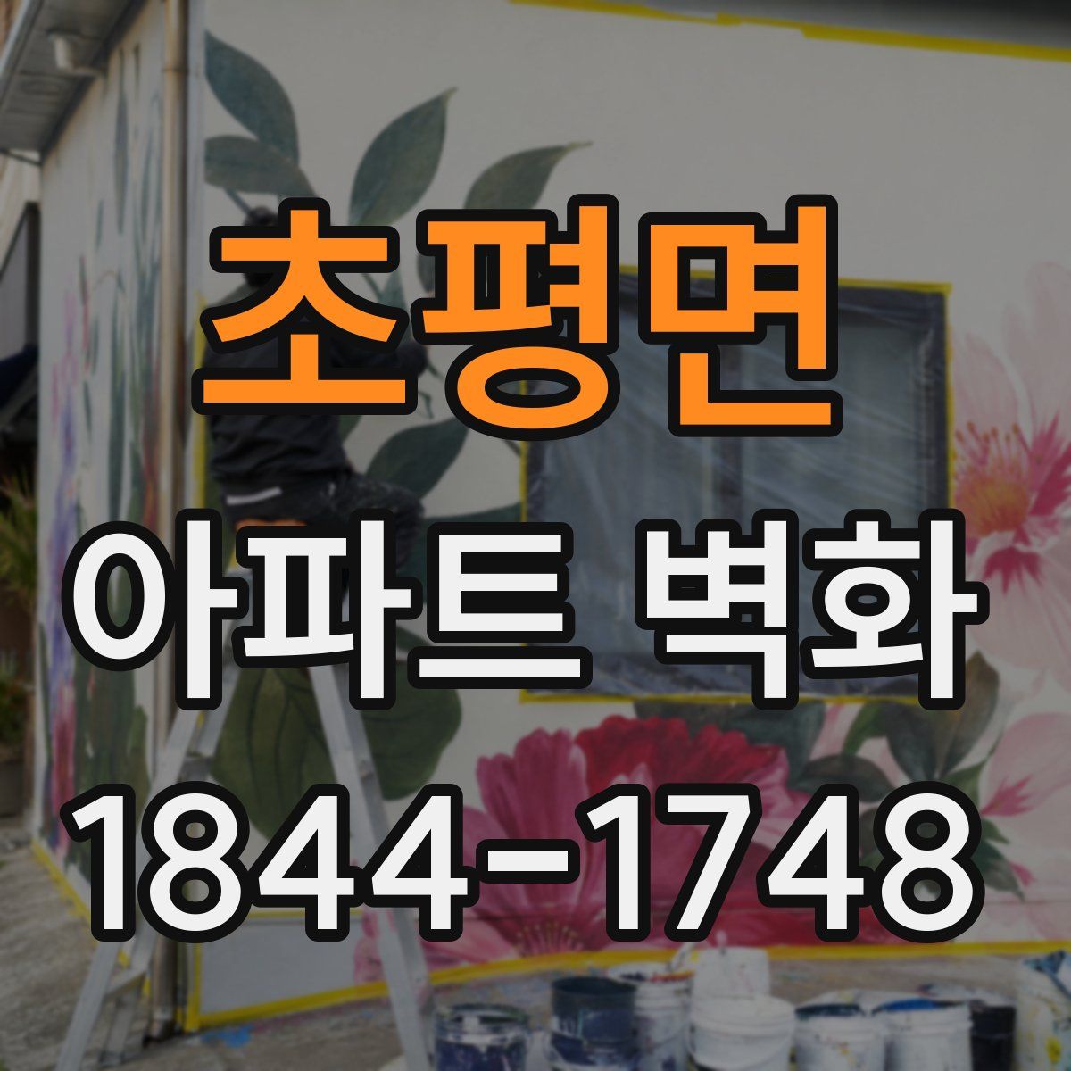 초평면 아파트 벽화