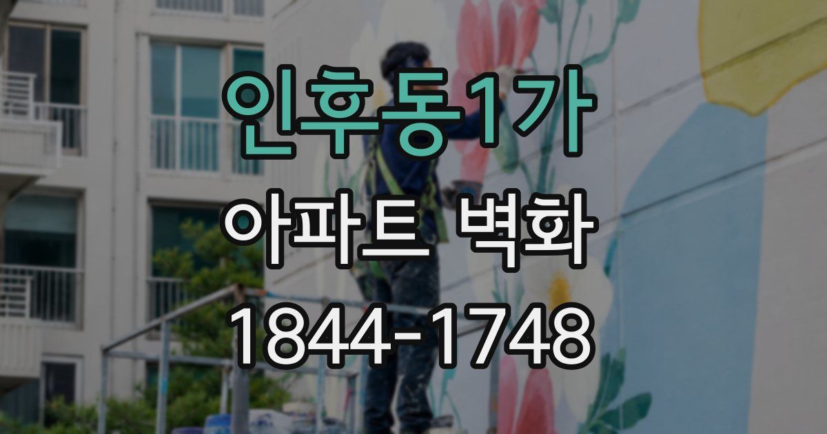 인후동1가 아파트 벽화