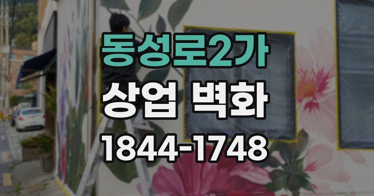 동성로2가 상업 벽화