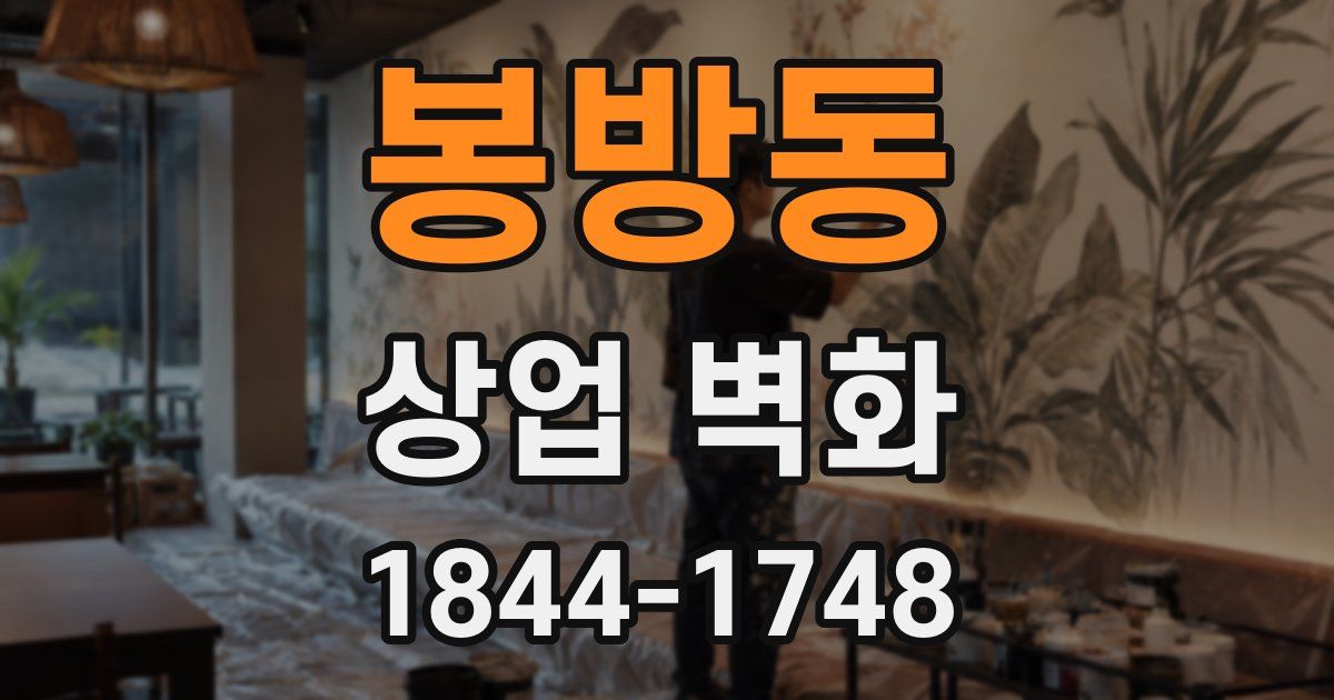 봉방동 상업 벽화