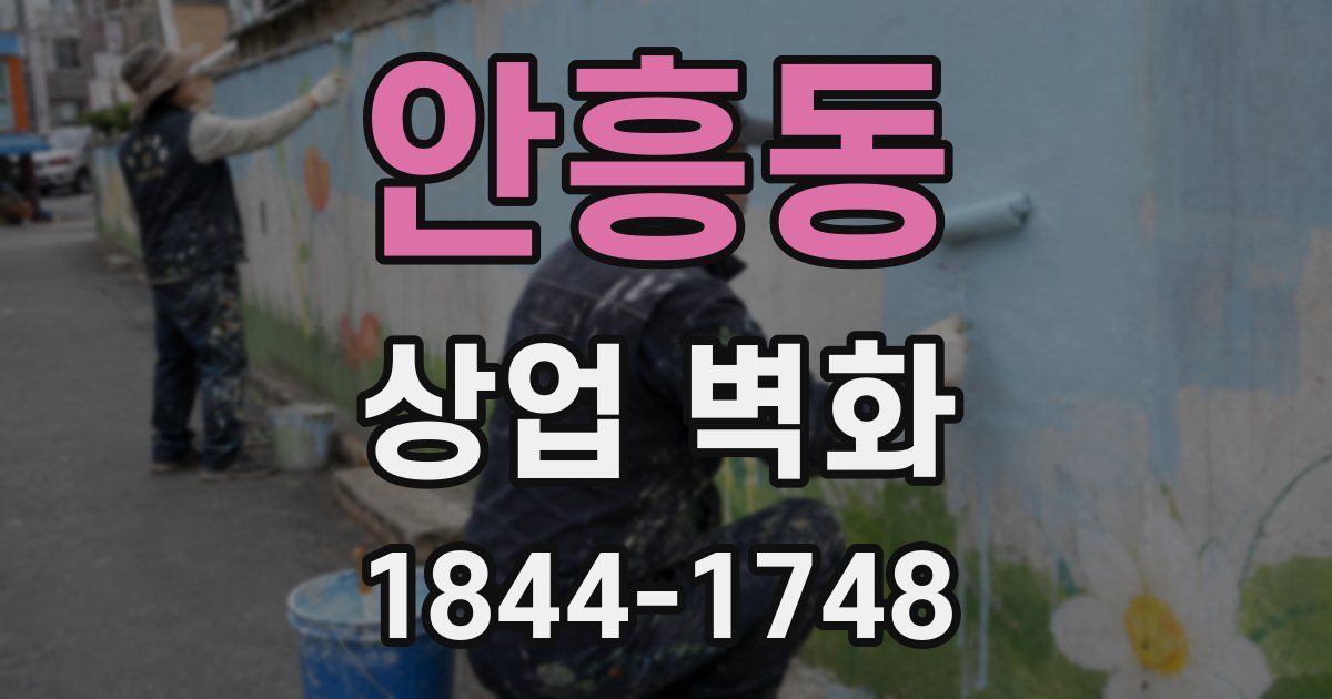 안흥동 상업 벽화