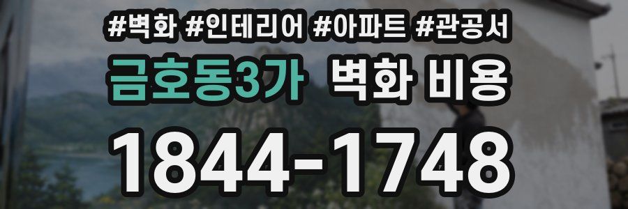 금호동3가 벽화 비용