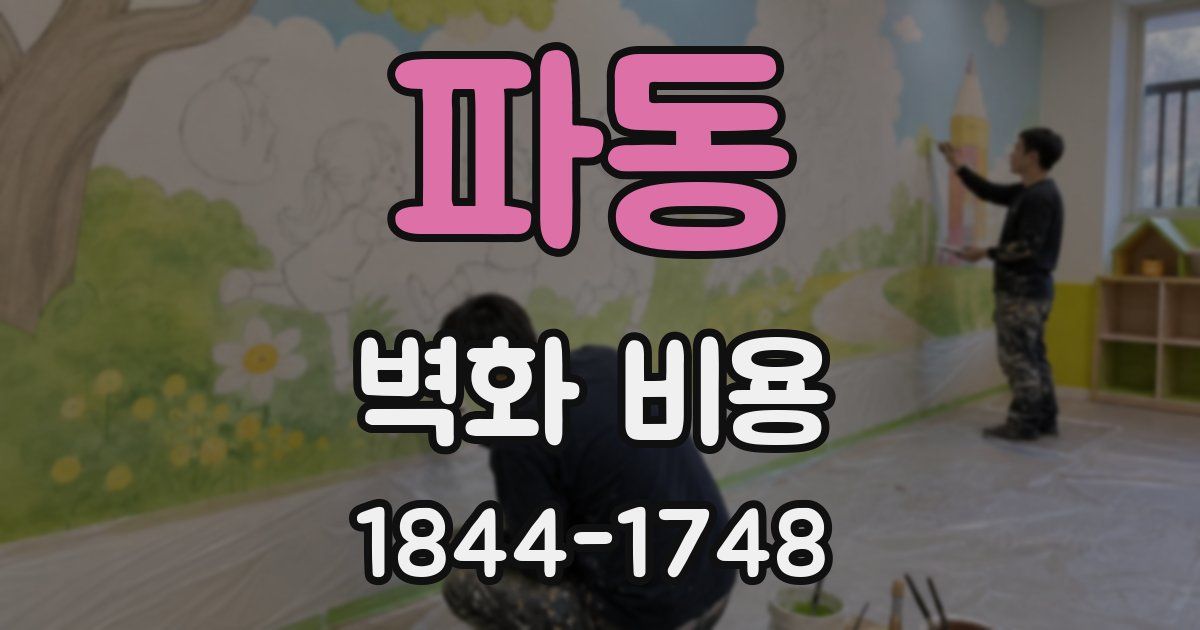 파동 벽화 비용