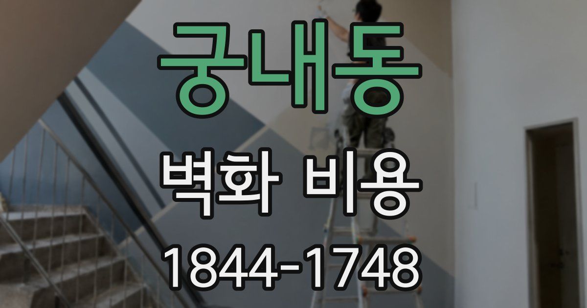 궁내동 벽화 비용