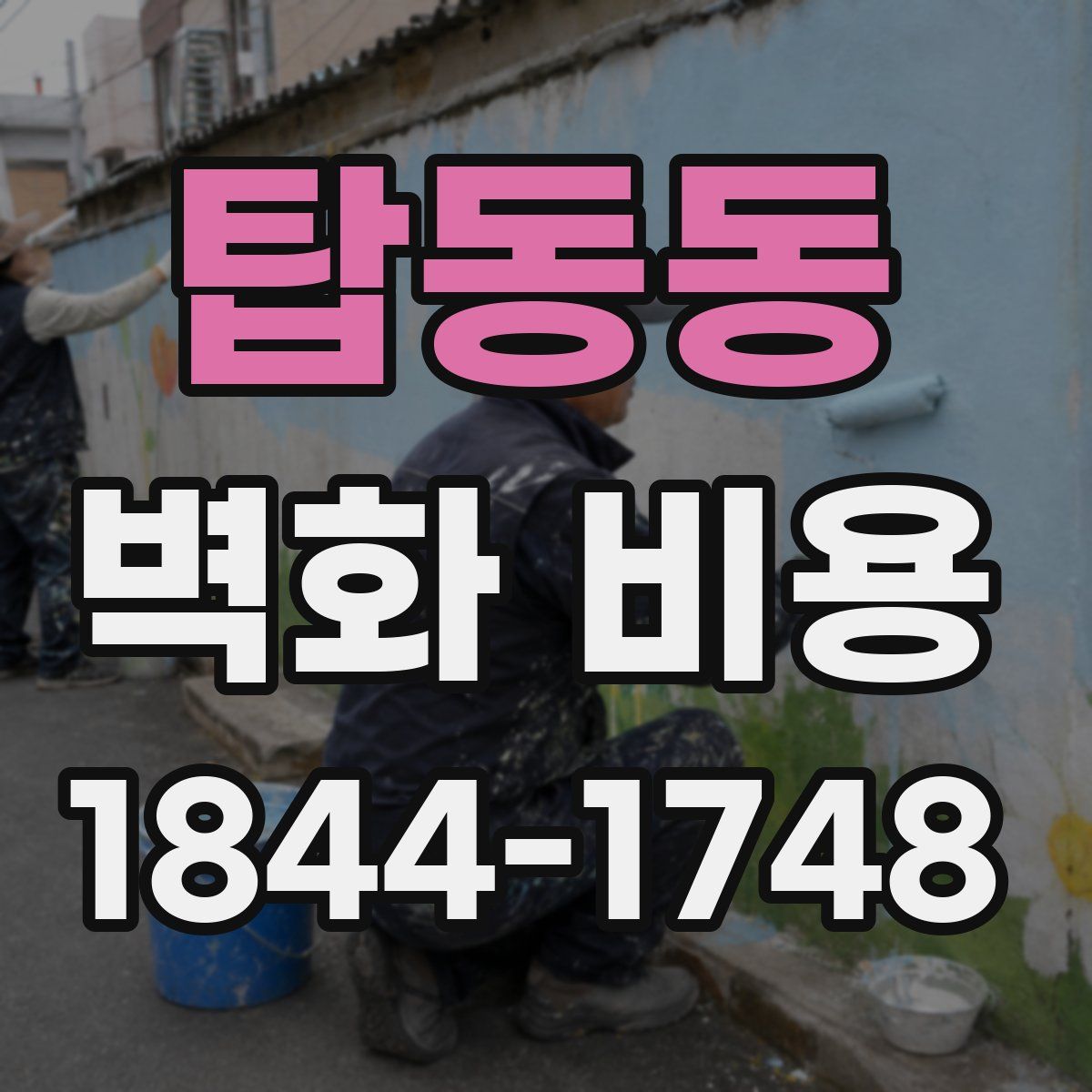 탑동동 벽화 비용
