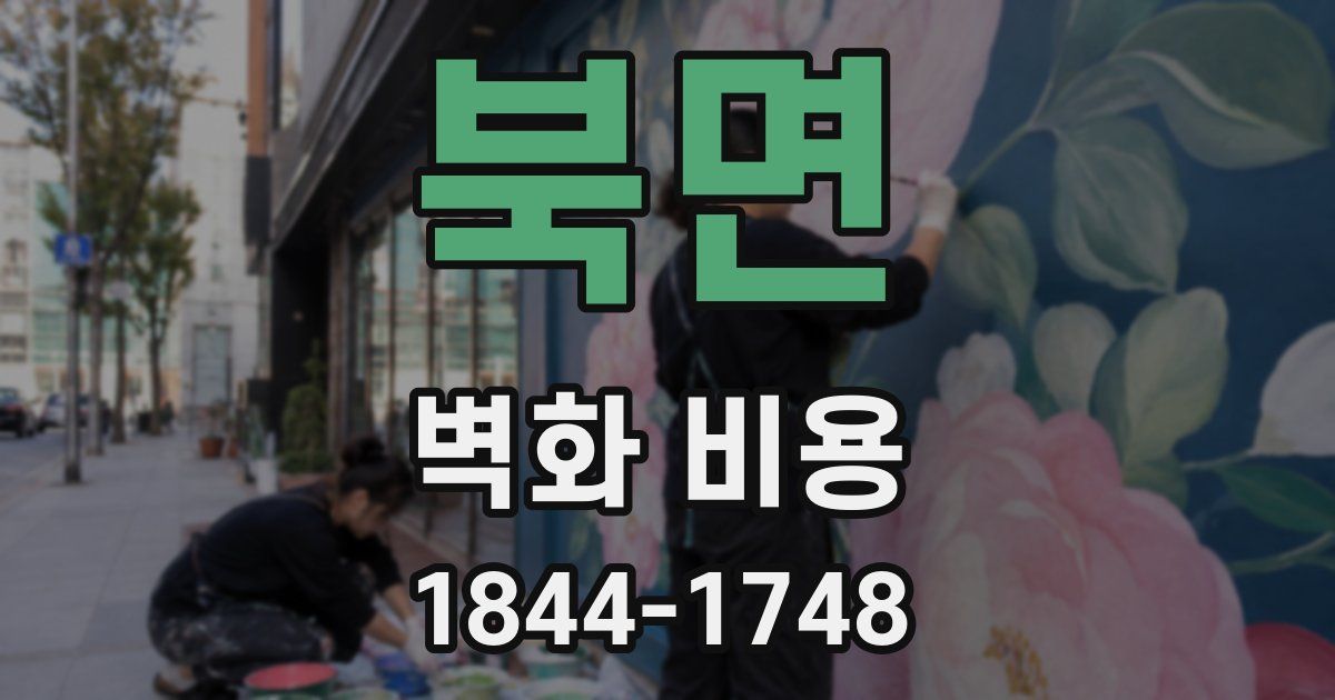 북면 벽화 비용