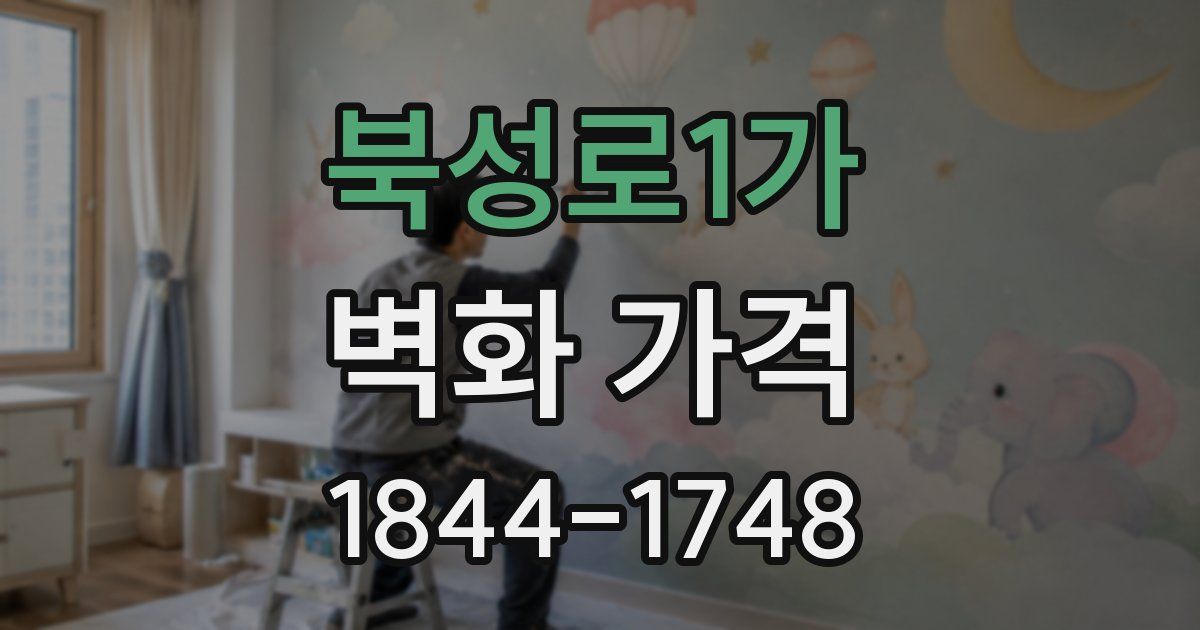 북성로1가 벽화 가격