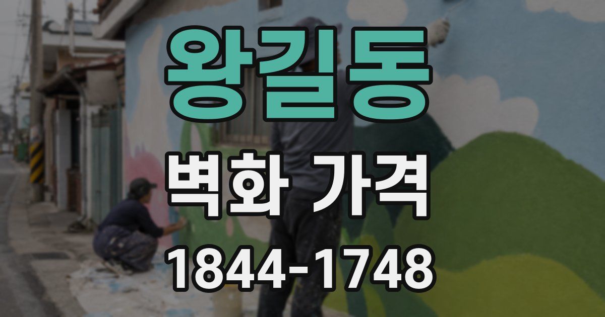왕길동 벽화 가격