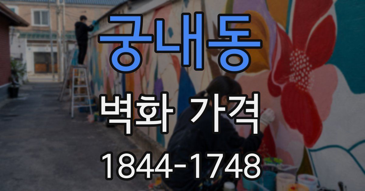 궁내동 벽화 가격