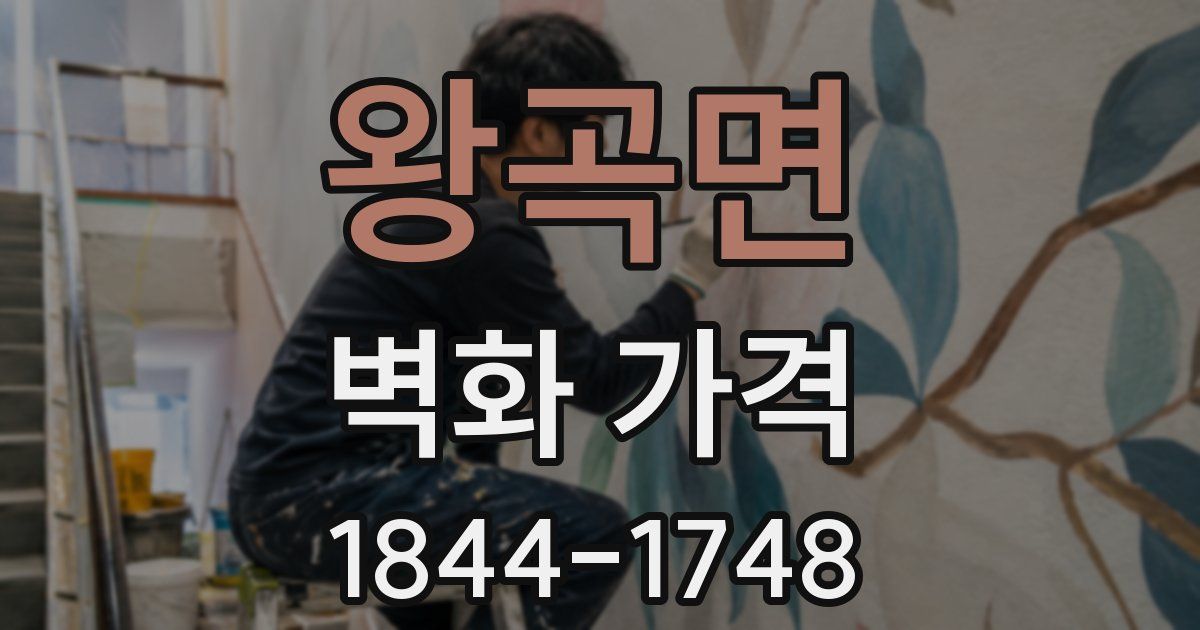 왕곡면 벽화 가격