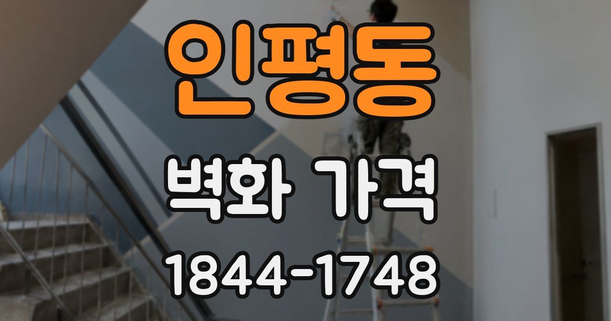 인평동 벽화 가격