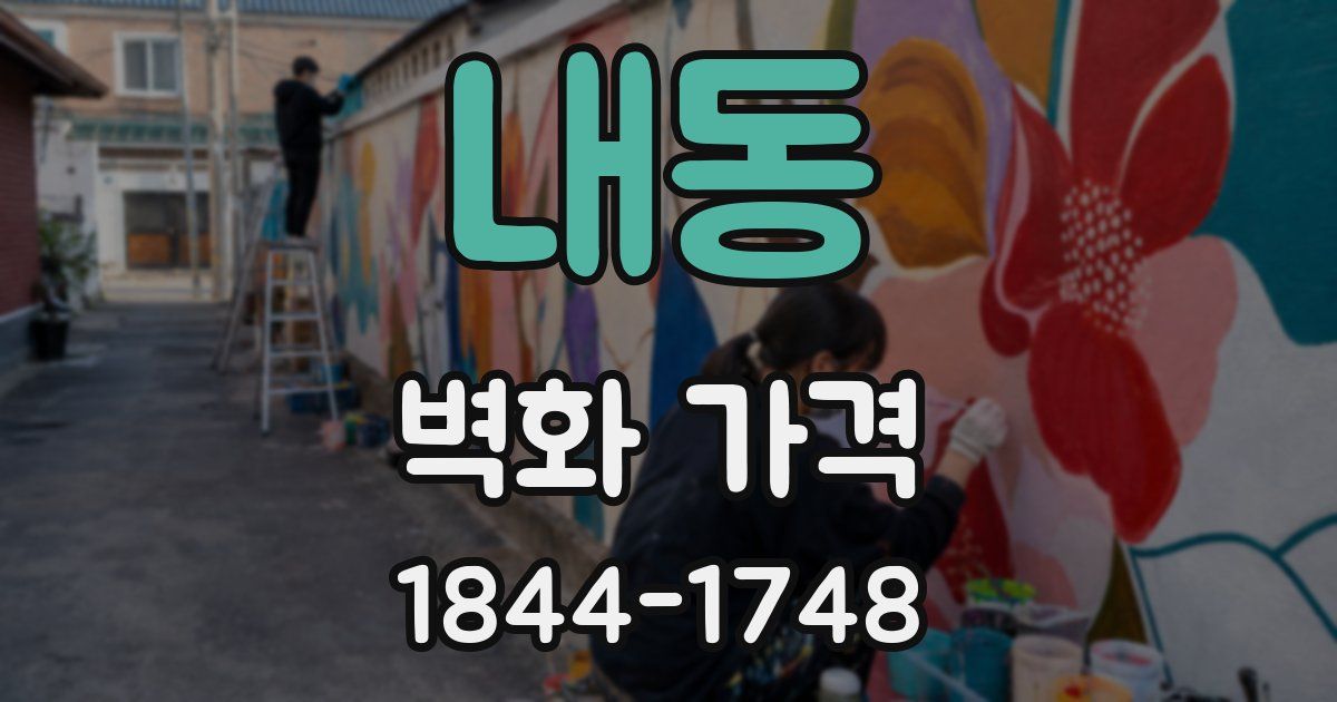 내동 벽화 가격