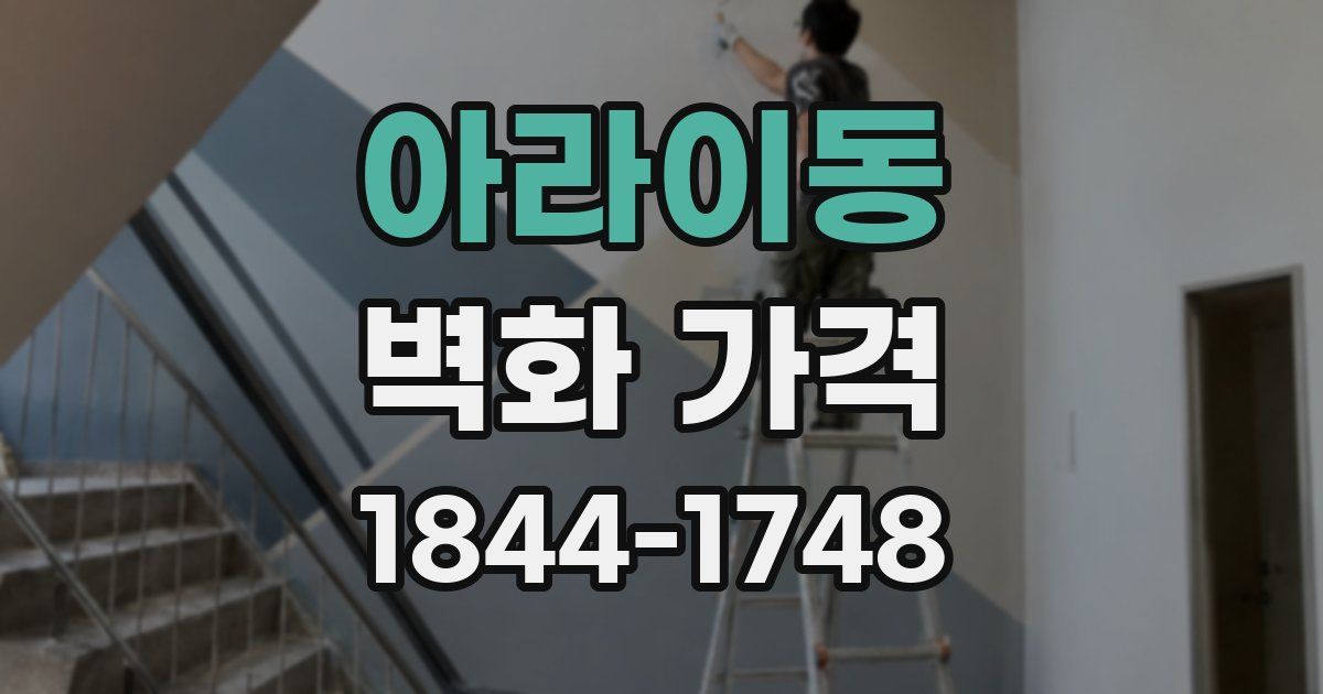 아라이동 벽화 가격