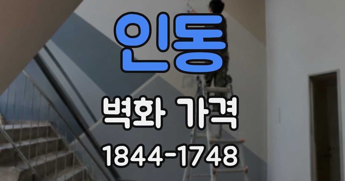 인동 벽화 가격