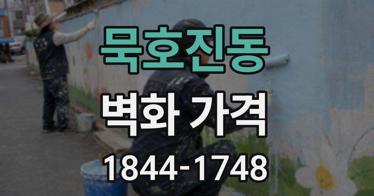 묵호진동 벽화 가격