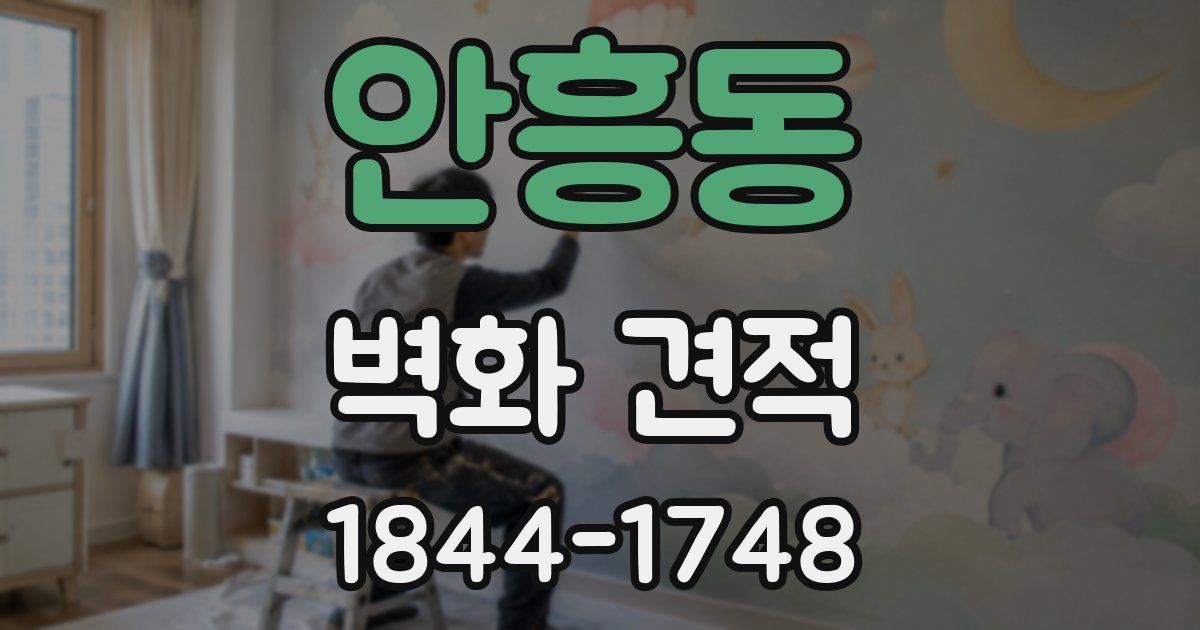 안흥동 벽화 견적